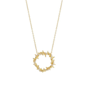 gold religious necklace