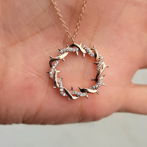 18K Rose Gold Crown of Thorns Small