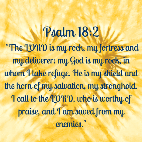 Church Social Graphic: The LORD is My Rock (Psalm 18:2 Church Social Graphic: The LORD is My Rock (Psalm 18:2