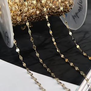 1.75mm 14k gold filled & 925 sterling silver permanent jewelry chain