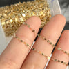 1.75mm 14k gold filled & 925 sterling silver permanent jewelry chain