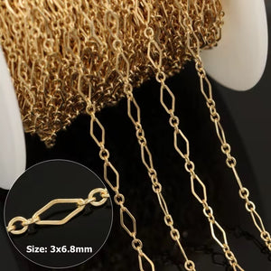 14k gold filled cloud chain for permanent jewelry
