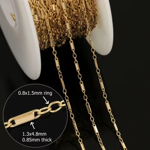 14k gold filled cloud chain for permanent jewelry