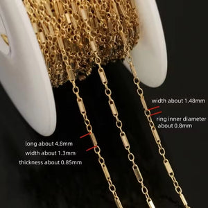 14k gold filled cloud chain for permanent jewelry