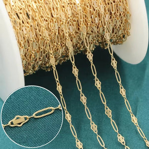 14k gold filled cloud chain for permanent jewelry